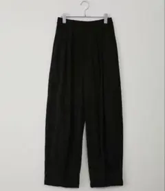 コーデュロイ 2タック ストレッチ イージーワイドカーブパンツ　【美品】