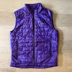 すけ　美品patagonia ナノパフベストパープル紫廃盤 2026年最新】ナノパフベストの人気アイテム - メルカリ