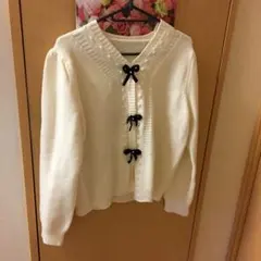 GRLリボン飾りカーディガン