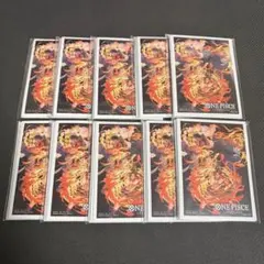 ワンピースカードゲーム 三兄弟 ルフィ サボ エース スリーブ 未開封 100枚