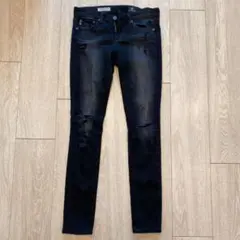 AG THE LEGGING ANKLE ブラック 24R