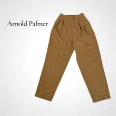 アーノルドパーマー ツータック ワイドテーパードパンツ M ハイウエスト