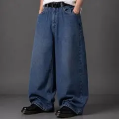 00s Carhartt カーハート 極太 ワイドデニムパンツ 革タグ W42のサムネイル