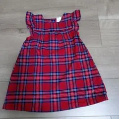 H&M ベビー チェック柄ワンピース 90cmのサムネイル