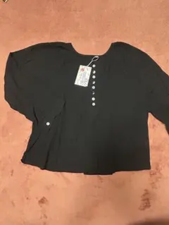 Yino 長袖 ブラウス ブラック XL