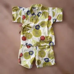 après les cours 甚平 80サイズ 花柄