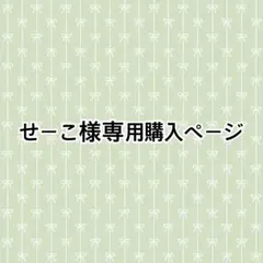 せーこ様専用購入ページ