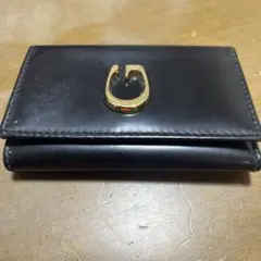 GUCCI 黒 レザー キーケース