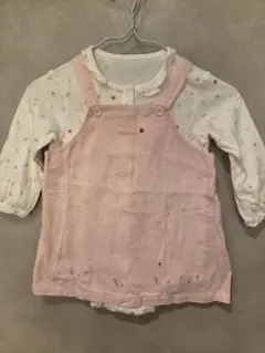 ミキハウス ファースト☆肌着とチュニックのセット☆80cm ロンパース