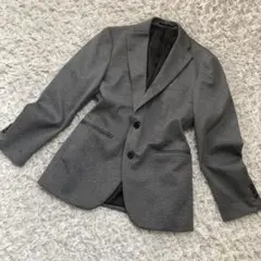 p.s.fa グレー ウール　ビジネススーツ　ストレッチ　洗える　M