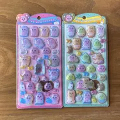 【正規品】うるちゅるポップシール おぱんちゅうさぎ 2点セット