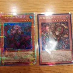 遊戯王 アトランティスの妖渦 精霊世妃 ドリアード 2枚セットプリシク、レリーフ