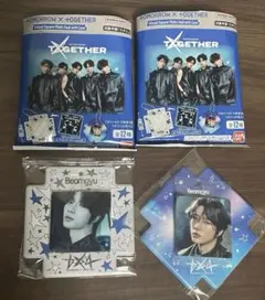 バンダイTXT ビジュアルスクエアフォトシールケース ボムギュ2種類