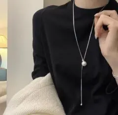 淡水パール パール ネックレス ペンダント タッセル チェーン パーティー