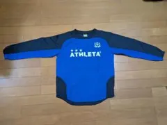 ATHLETA 長袖ピステ 上下 青黒 160 ☆値下げ