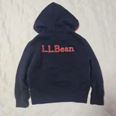 LLBean キッズパーカー ネイビー 紺 エルエルビーン フード
