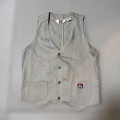 BEN DAVIS ベージュ ボタン付きベスト