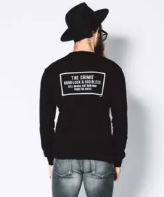 CRIMIE LONG SLEEVE POCKET BOX LOGO Tシャツ
