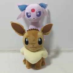 【新品・未使用品】めちゃもふぐっとぬいぐるみ　イーブイ＆エーフィ♪