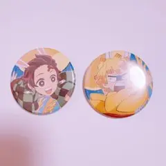 鬼滅の刃 ufotableカフェ お月見缶バッジ