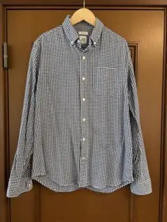 GAP ギンガムチェック 長袖シャツ XS 綿