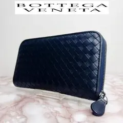 90【極美品】BOTTEGA VENETA ラウンドファスナー 長財布のサムネイル