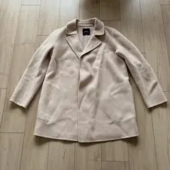 2022AW セオリー カシミヤ混ダブルフェイスガウンコート
