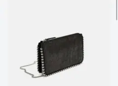 ZARA スタッズ付き ショルダーバッグ