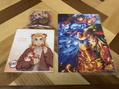 鬼滅の刃　煉獄杏寿郎グッズ&ミニ色紙の3点