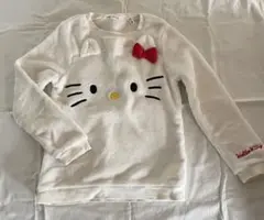 美品　ハローキティトレーナーホワイト