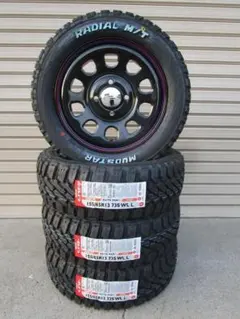 送料込☆デイトナ+マッドスターM/T 155/65R13☆エブリイ　クリッパーのサムネイル