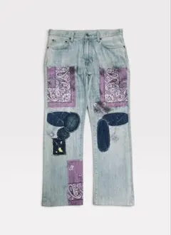 KAPITAL 風 Distressed denim pants ウエスト34