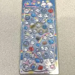 【正規品】ぷくぷくあわわちゃん　あわわちゃん　プチドロップステッカー　シール