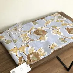 【新品・未仕立て】伊勢型紙 浜松本染 綿100％ 浴衣反物 からし色 花柄 新品・未仕立て】伊勢型紙 浜松本染 綿100％ 浴衣反物 からし色 花柄