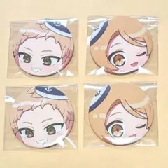 ギヴン】スマイルベースカフェ 缶バッジ コースター 鹿島柊 - メルカリ
