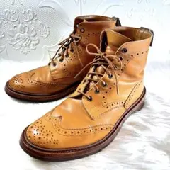 美品Tricker's トリッカーズ ブーツ M2508 MALTON 牛革