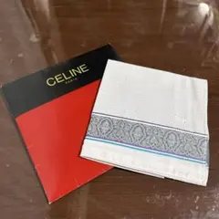 CELINE ハンカチ ペイズリー柄 馬車ロゴ