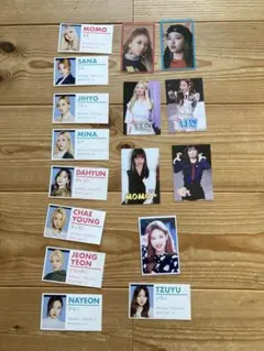 TWICE カード　雑誌　切り抜き　16枚