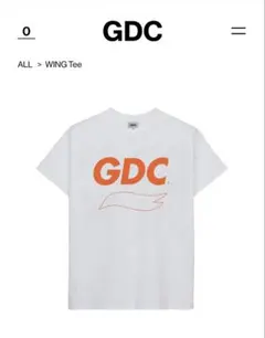 GDC WING Tee ウイング Tシャツ ホワイト サイズ Ｌのサムネイル