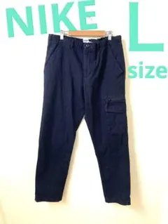 ナイキ　NIKE 黒カーゴパンツ Ｌサイズ　メンズ