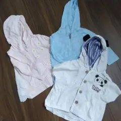 キッズ薄手パーカーセット　ばら売りOK　値下げ交渉OK
