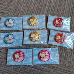 キャラクターピンバッジ 8周年記念 8個セット ハローキティ　スヌーピー