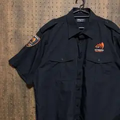 JB's wear 企業ロゴ　ワッペン　刺繍　半袖　ワークシャツ　2rw001