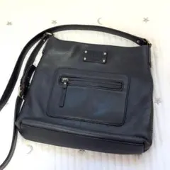 ショルダーバッグ レザー ブラック