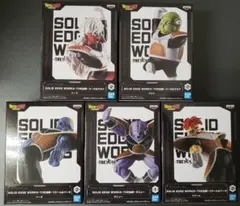 SOLID EDGE WORKS -THE出陣　ギニュー特戦隊5体セット