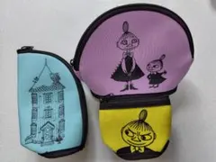 ムーミンキャラクター ポーチ 3個セット
