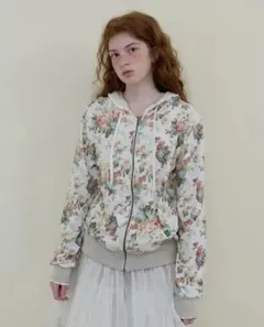 nocontent musinsa 花柄パーカー