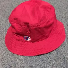 チャンピオン　帽子　赤　バケットハット　52-54cm