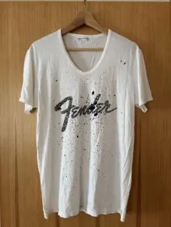 LAD MUSICIAN Fender スプラッタープリント Tシャツ L
