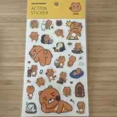 KAKAO FRIENDS ライアン アクションシールのサムネイル